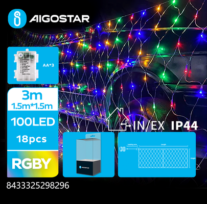 Cortina de Luces Led de Navidad con Pila Luces de Colores 1,5mt